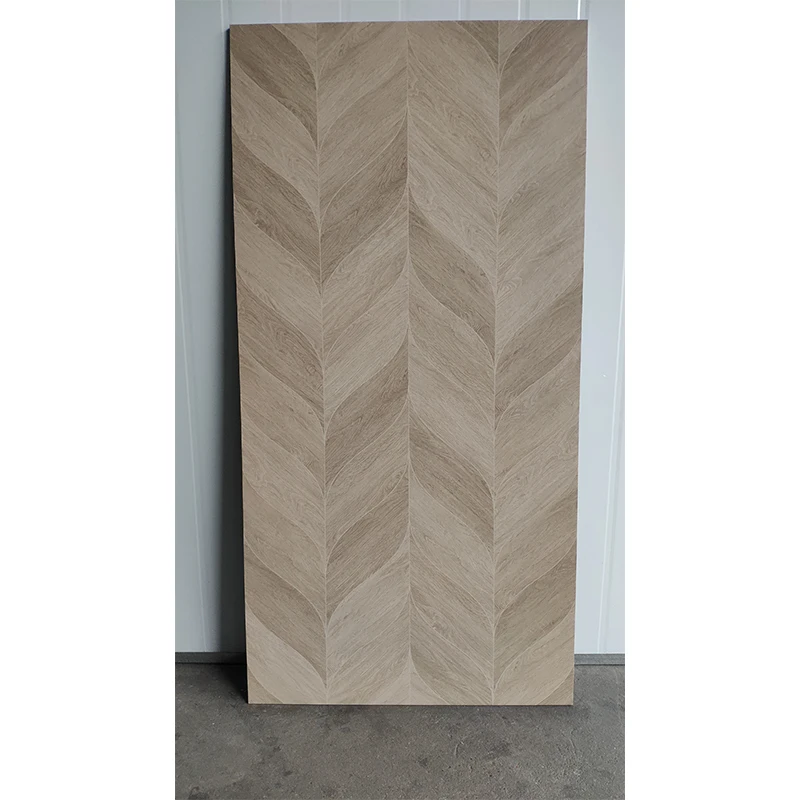 600x1200mm Non slip surface indoor brown yellow wood look glazed porcelain floor tile ceramic