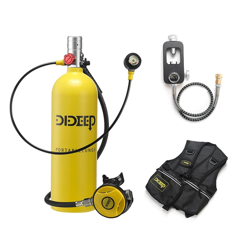 Dideep high pressure 2L mini scuba diving oxygen tanks cylinders for sale