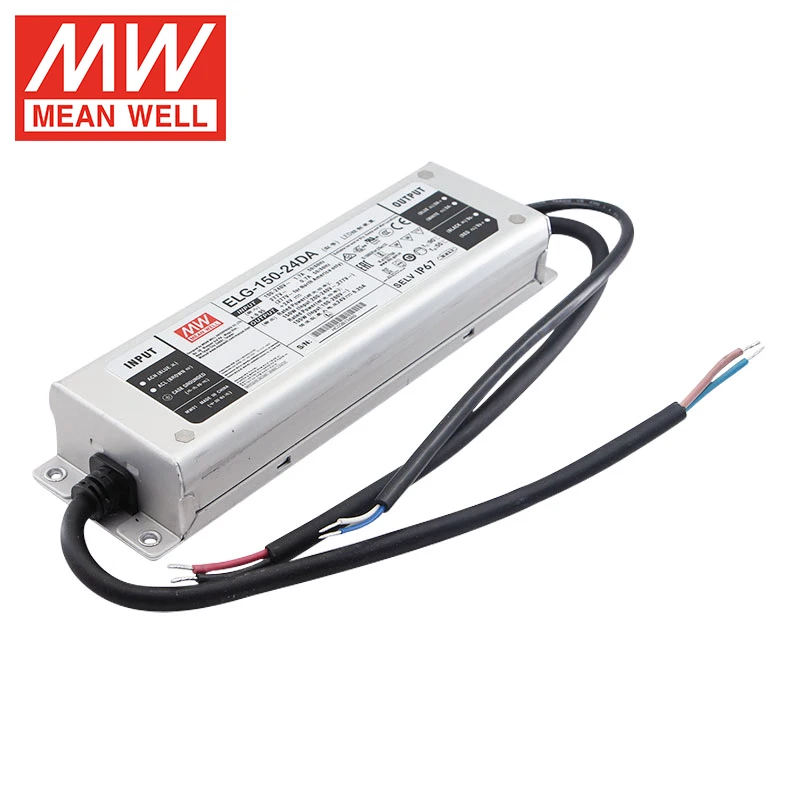 Mean Well  ELG-150-24DA 150W 24V 6.25A DALI IP67 Waterproof power supply