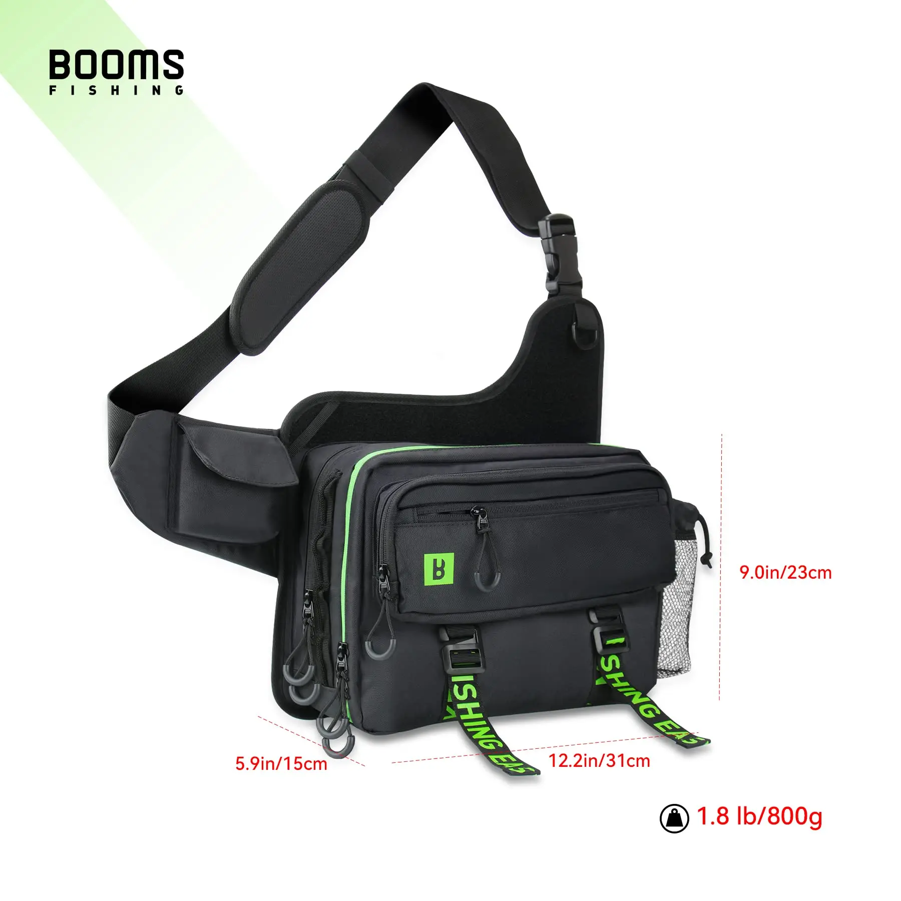 Outdoor Fly Fishing Padded Shoulder Strap Fishing Gear Sling Bag Backpack With Lures Operation Tray Fishing Tackle Storage Bag
