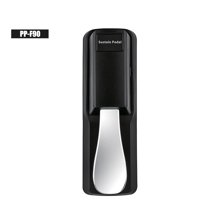 Universal digital piano sustain pedal for keyboard  polarity change