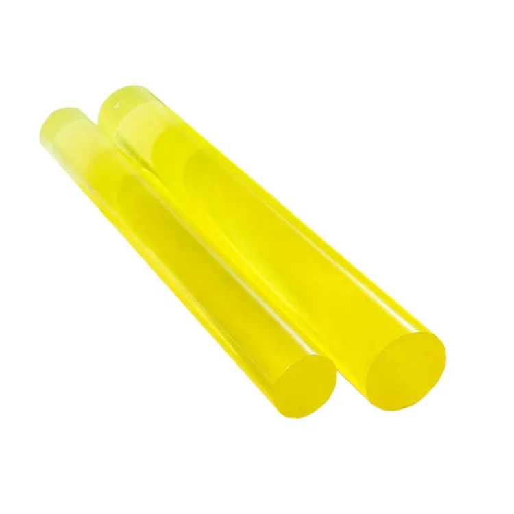 Cylindrical 90A-95A High Hardness PU Polyurethane Rod Engineering Plastic PU Rod 12*500MM