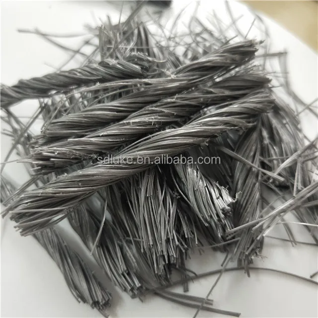 PP twisted bundle fiber Fiber Reinforced Concrete high crack resistance PP fiber for concrete