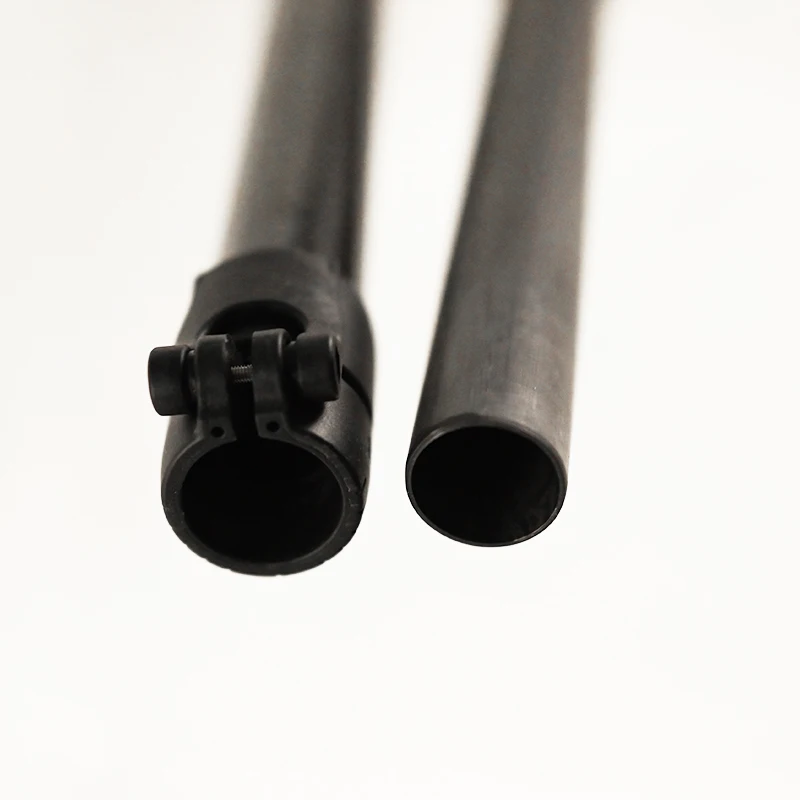 HOFi Adjustable Wing Blade Carbon Kayak Paddle Transparent Fiberglass with 3K Plain Weave Carbon Fiber round Shaft