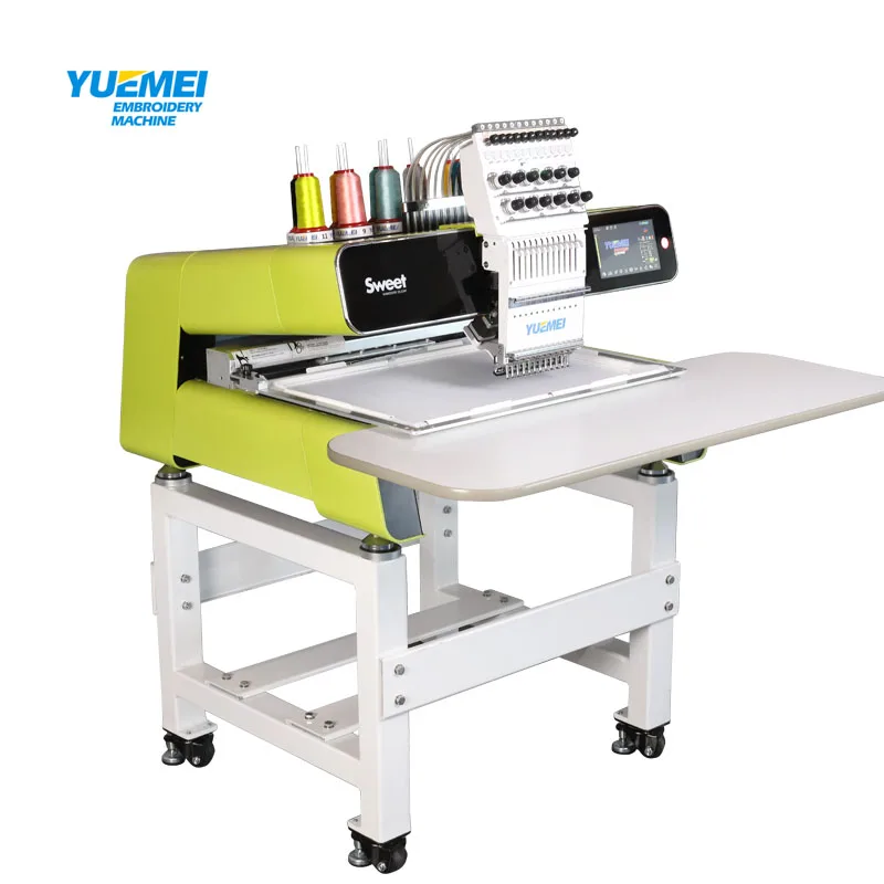 OEM price single head computerized embroidery machine logos embroidery and sewing machines