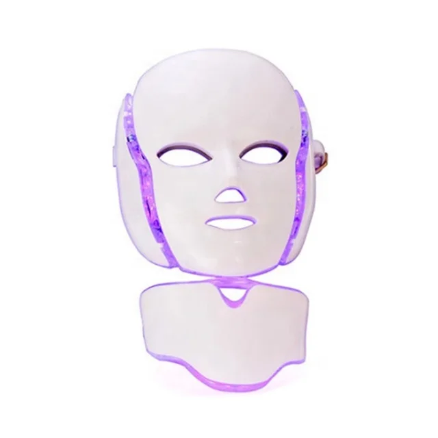 7 Colors home use micro current face massage led mask infrared red light therapy machine