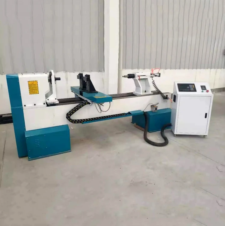  Chinese Automatic CNC wood carve lathe working turning for railing
