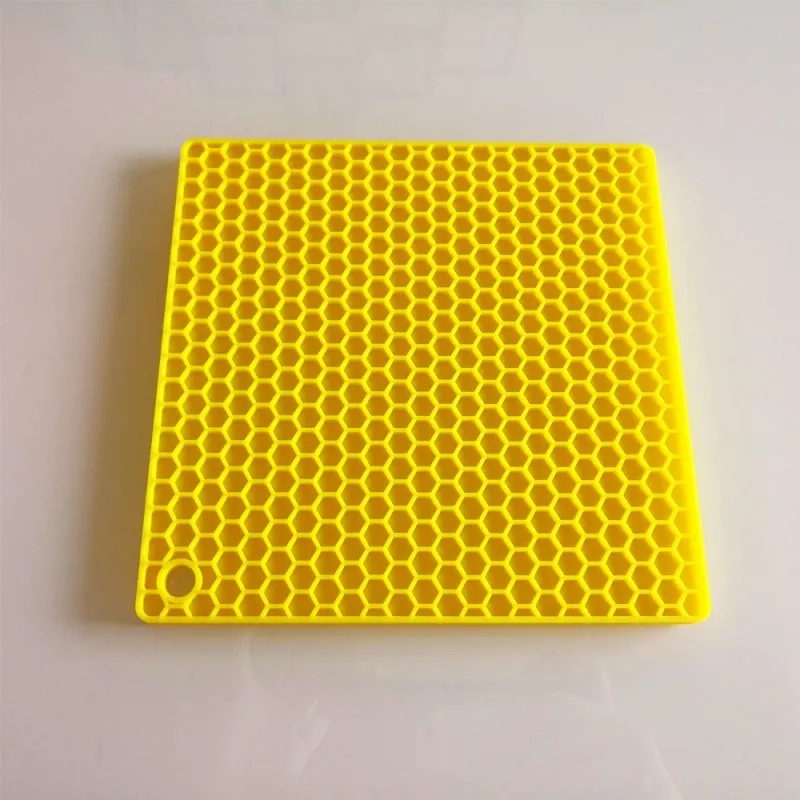 LFGB Hot Food Grade Silicone Baking Mat Pack 3 Honeycomb trivet mat