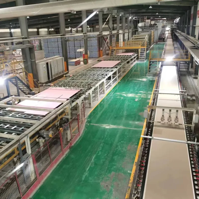 equipment for automatic paper-faced gypsum plaster board production line gypsum panel wall board making machine