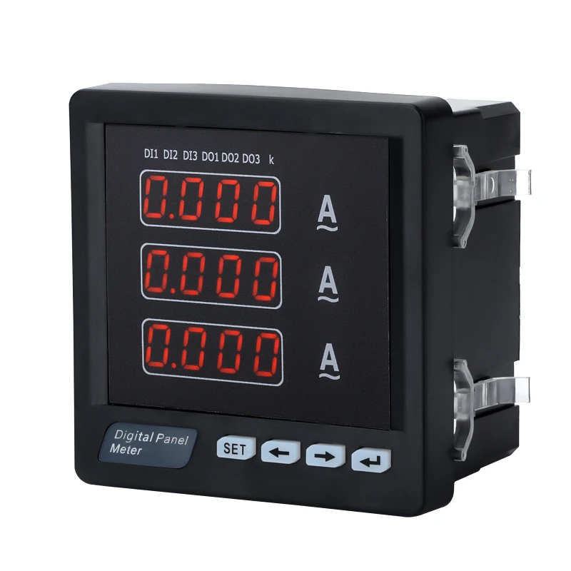 RN-3AA33 LED digital current meter analog and digital electronic ammeter AC three phase digital current meter