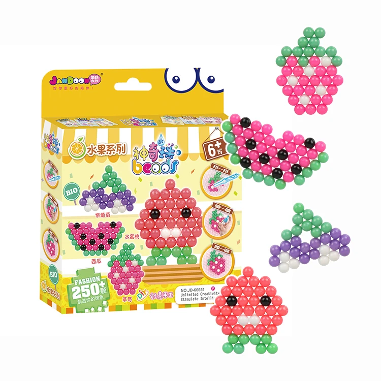 
JanDoon Manufacturer Beginner Series Educational Puzzle DIY Art Craft Aqua Fused Beads Kits for Kids 