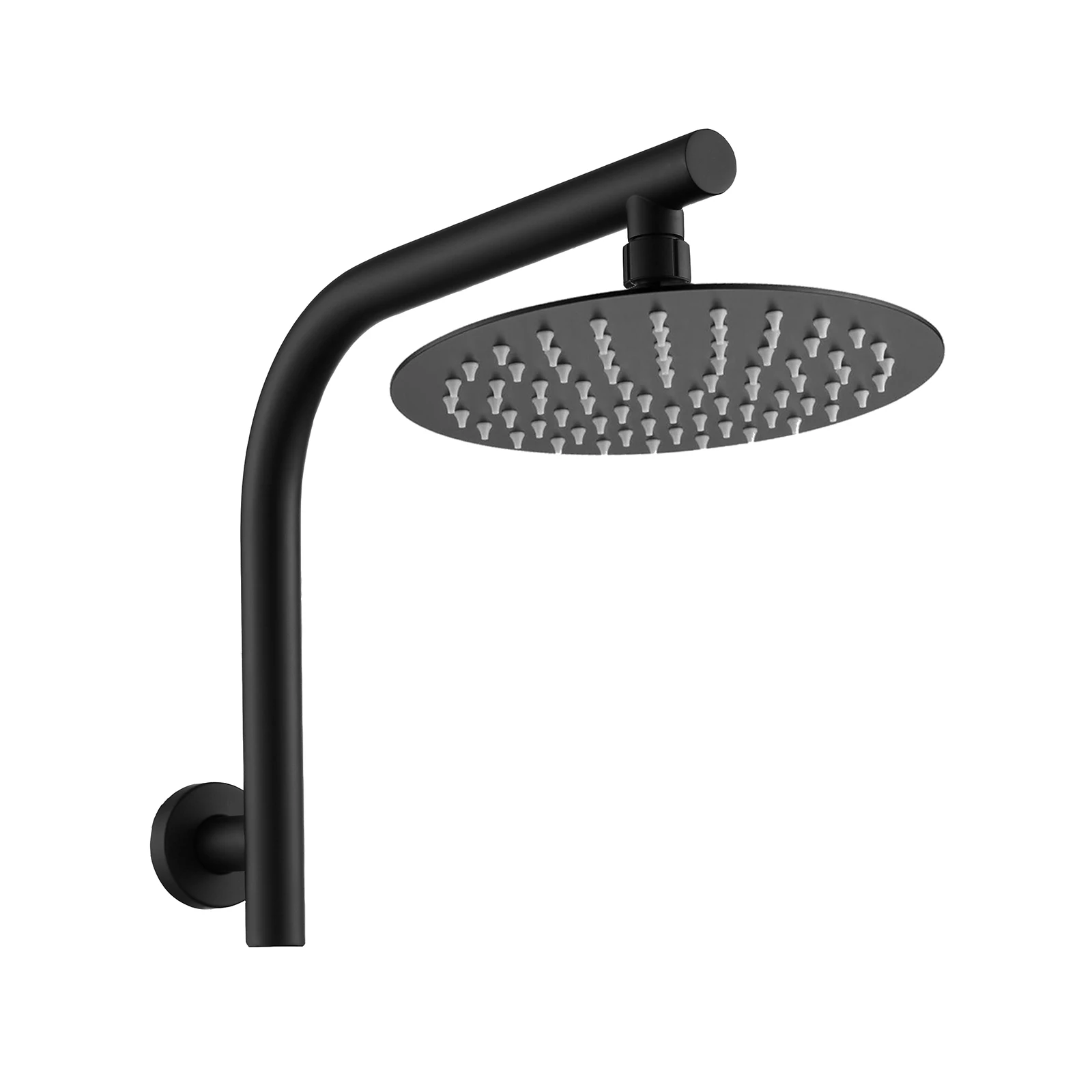 High Pressure Stainless Steel Rainfall Showerhead Watermark Rain Shower Head with Arm