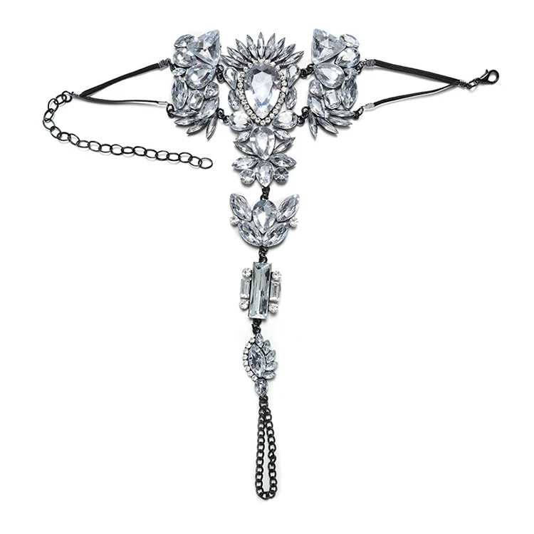 
Hot Sale High Quality Fashion Diamond Multicolor Crystal Anklet Women Bracelet Beach Chain Barefoot Sandals Foot Jewelry 