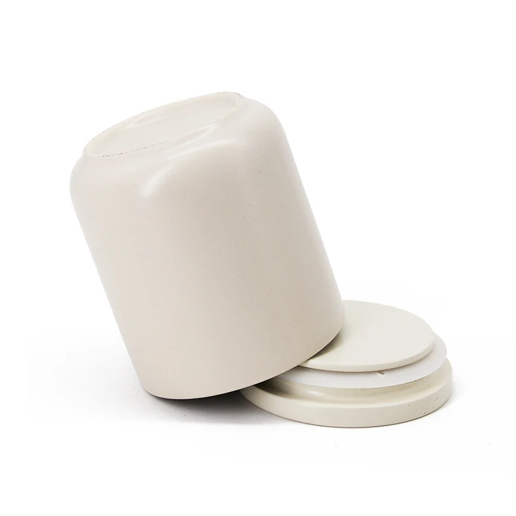 Wholesale Colorful Ceramic Candle Container Candle Holder Candle Jar With Lid