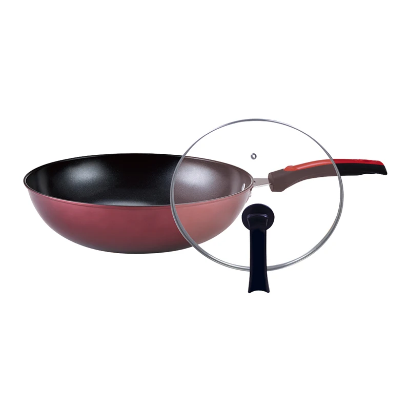 Versatile 32cm Saute Pan with StoneCoated Surface and Glass Lid Perfect for StirFrying and Sauteing