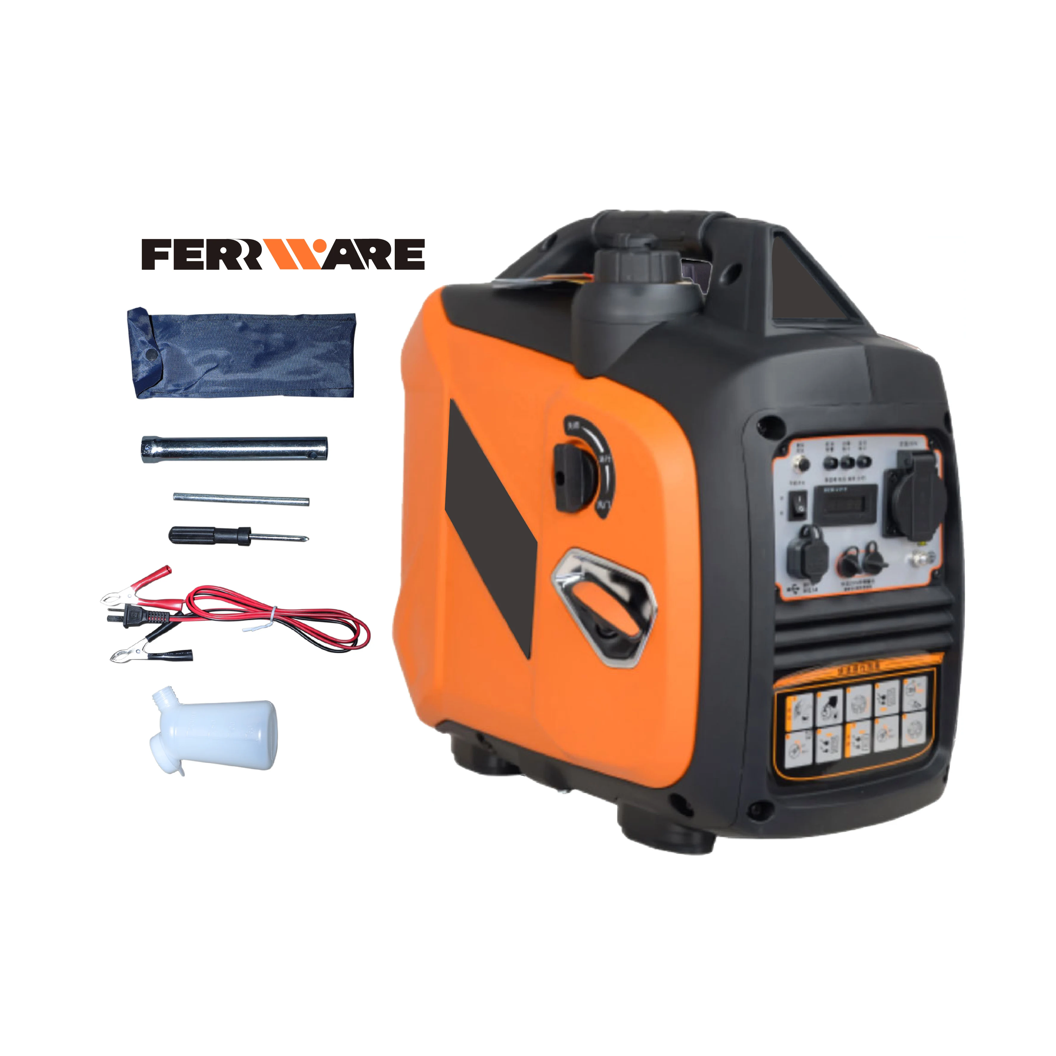 Небольшой портативный 3.0kVA инверторный генератор 2300 Вт бесшумный бензиновый генератор дистанционного запуска строительства походный генератор