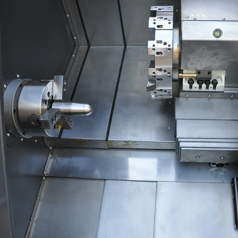 
DS28-O Lathe machine spring chuck and chuck double used CNC lathe 