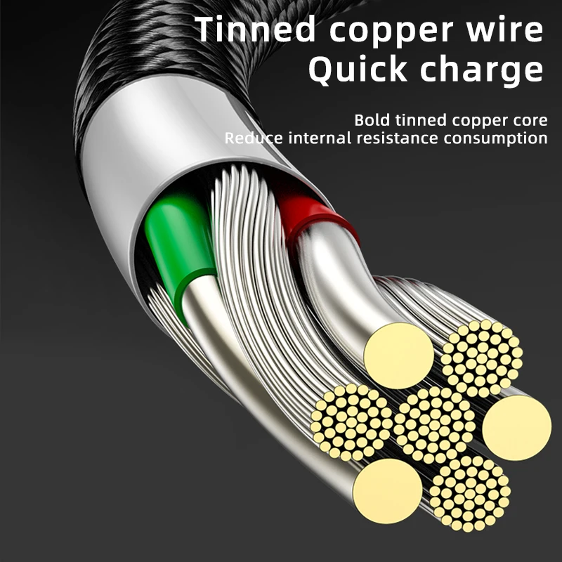 2022 high-speed data transmission universal USB 3.1 connector 3.3ft 5A USB Fast Charging Cable PD QC4.0 for laptop mobile phone