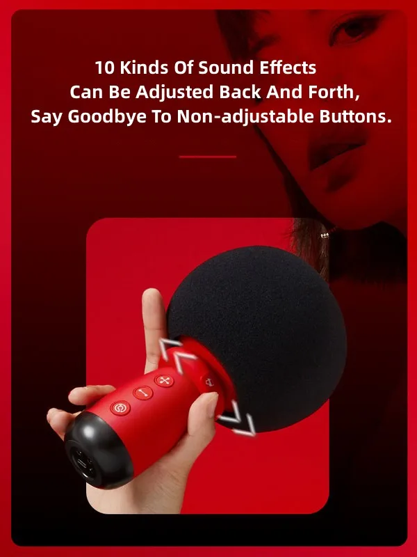 Sing Duoduo Snowman Huaweii HiLink Microphone Sponge Beautiful Yellow Karaoke KTV Smart Handy Portable Wireless Microphone