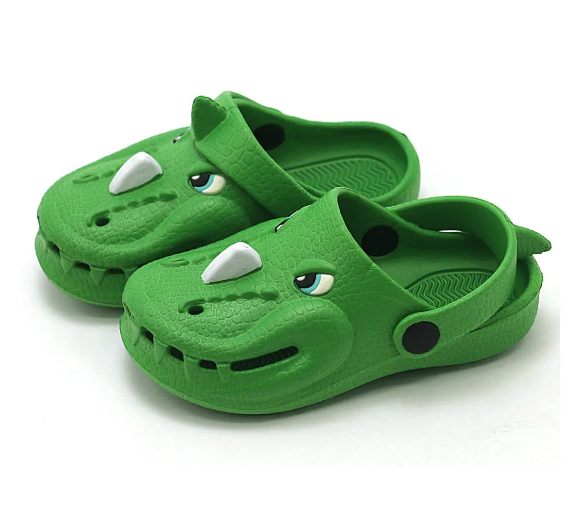 Kids Summer EVA CLogs Shoes Crocodile Shape Children Beach Flat Slippers Boys Girls Slippers Beach Sandals Shoes