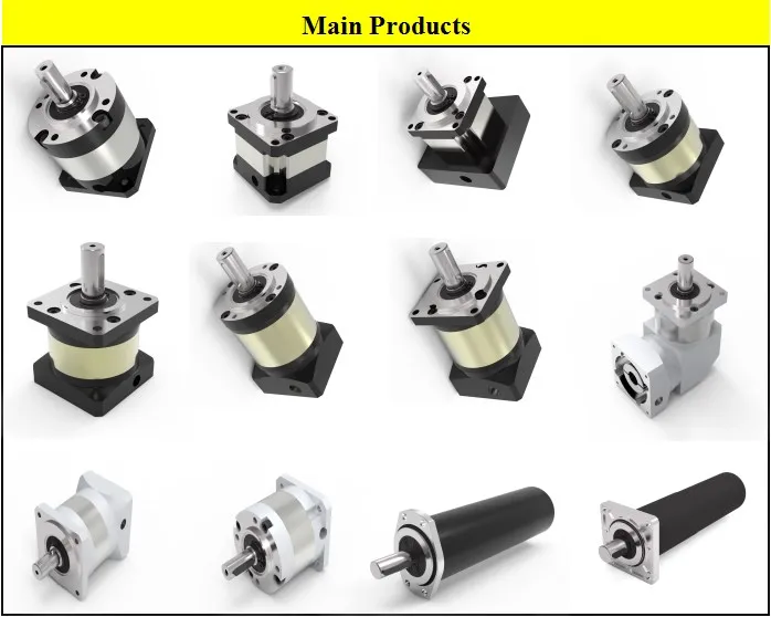 16, 20, 25, 28, 35, 40, 50, 70 ratio two stages planetary gearbox speed reducer