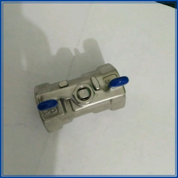 investment casting plumbing material stainless steel Manual 1000 wog psi 1pc screwed ball valve