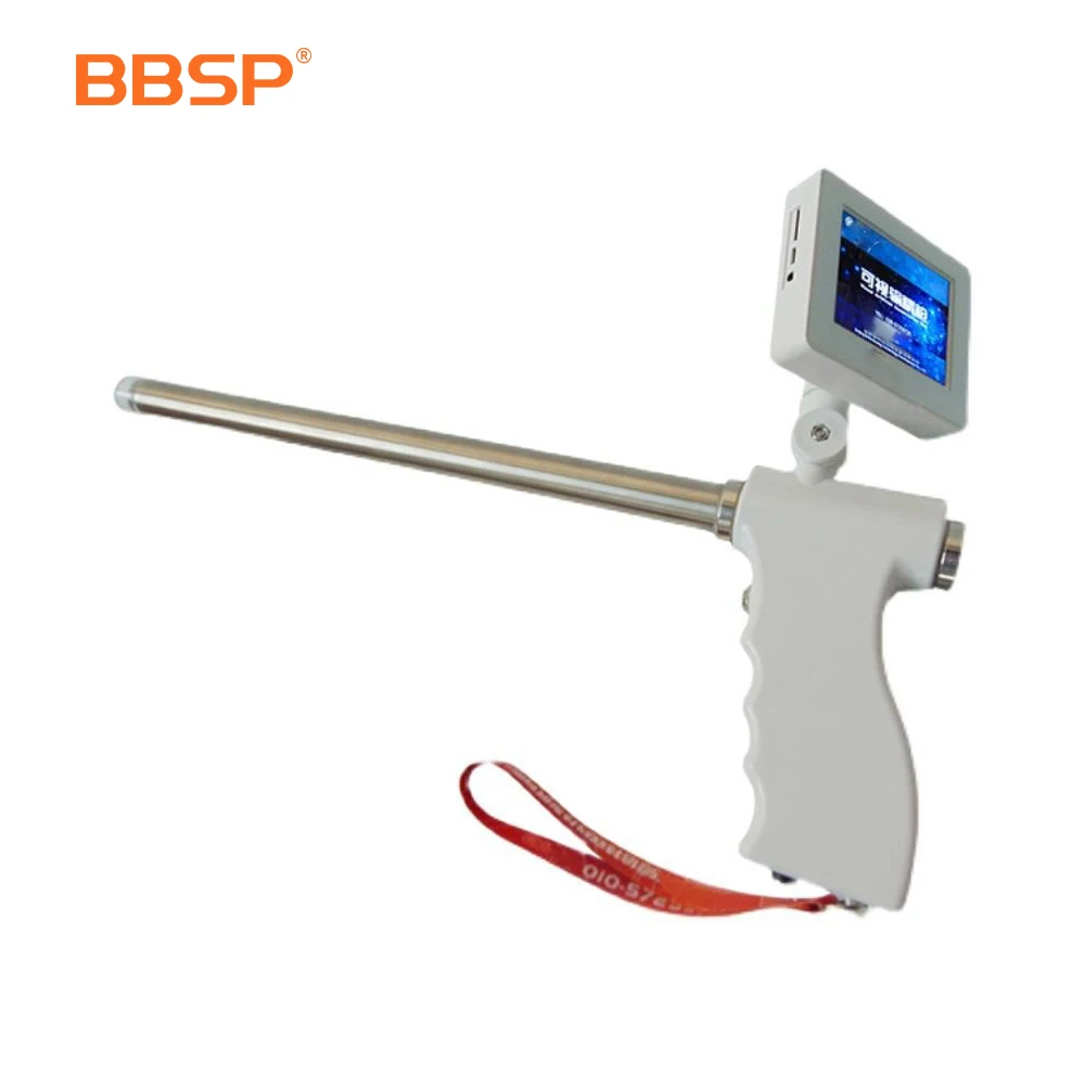 Manufacture cheapest price high definition hd camera visual artificial insemination gun for cow cattle horse equine goat sheep