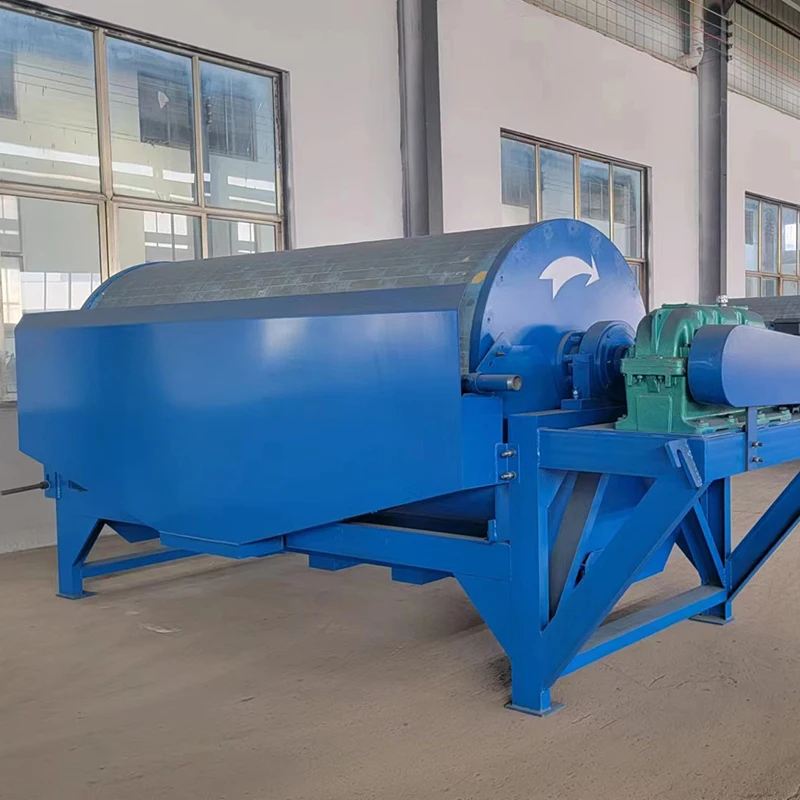 Iron Ore Tin Ore Feldspar Magnetic Powder Separator High Efficiency Separation Equipment Wet Type Magnetic Drum Separator