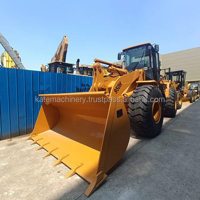 Погрузочная машина японское изготовление гусеничный погрузчик CAT 950H большая производительность отличная мощность хорошее качество