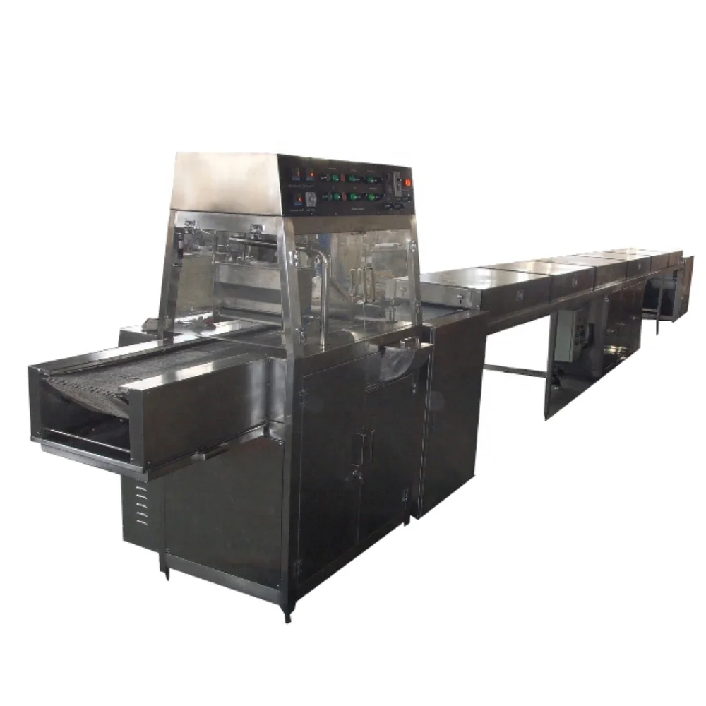 China Chocolate enrober machine production line /chocolate coating machine