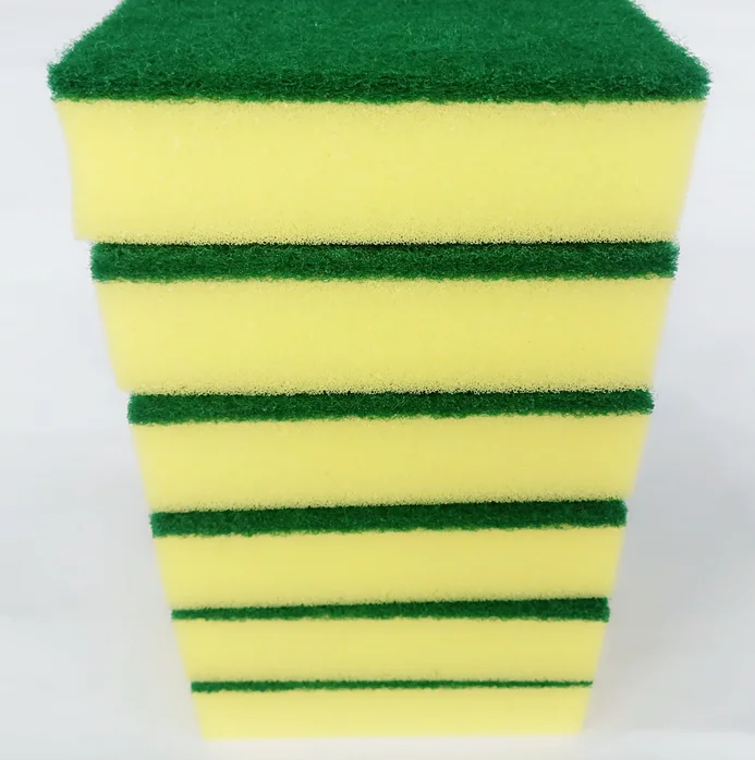 Good Selling Non-Woven Scouring Pads Dish Sponge Scrubber For Kitchen sponge