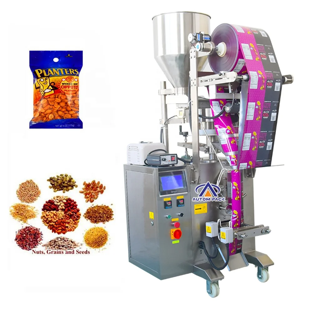 Autompack ATM-320C Automatic Vertical 100g Weighing Seeds/Beans/Nuts/Legume/Grains/ Rice Packaging Machine price