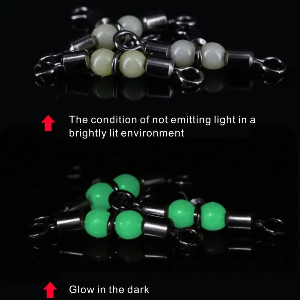 Top Quality Stainless Steel Cross-line Rolling Swivel With Pear Beads Fishing Connector Swivel