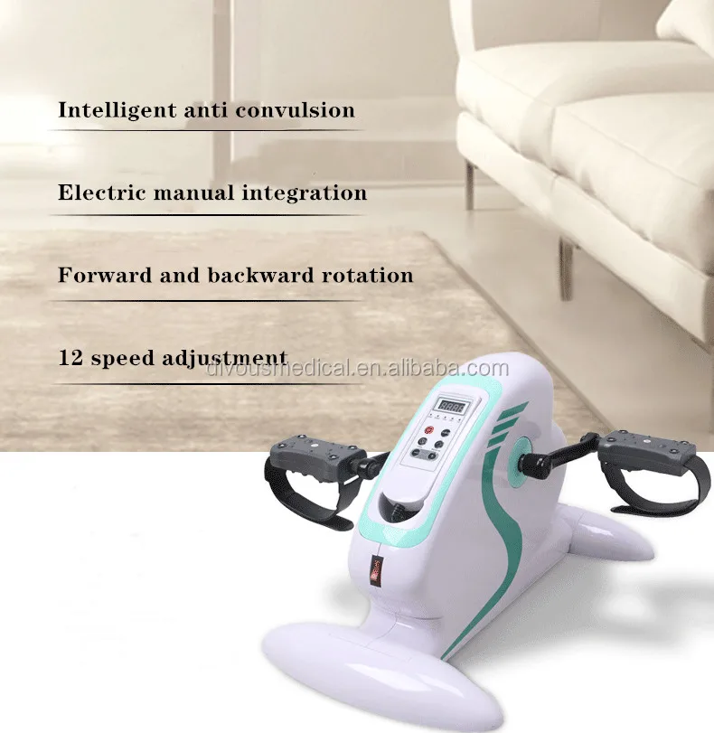 Upper and lower limbs manual electric rehabilitation machine for the elderly stroke anti-smash pedal bicycle