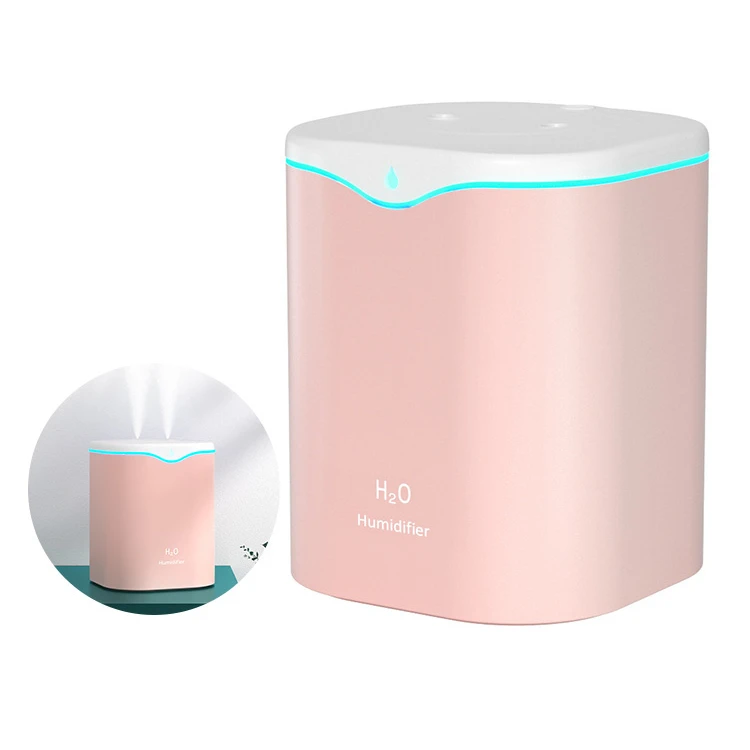 Wholesale Mist Humidifier Double Nozzle Coloful LED Light Ultrasonic Air Purifier With Humidifying Function Diffuser Humidifier