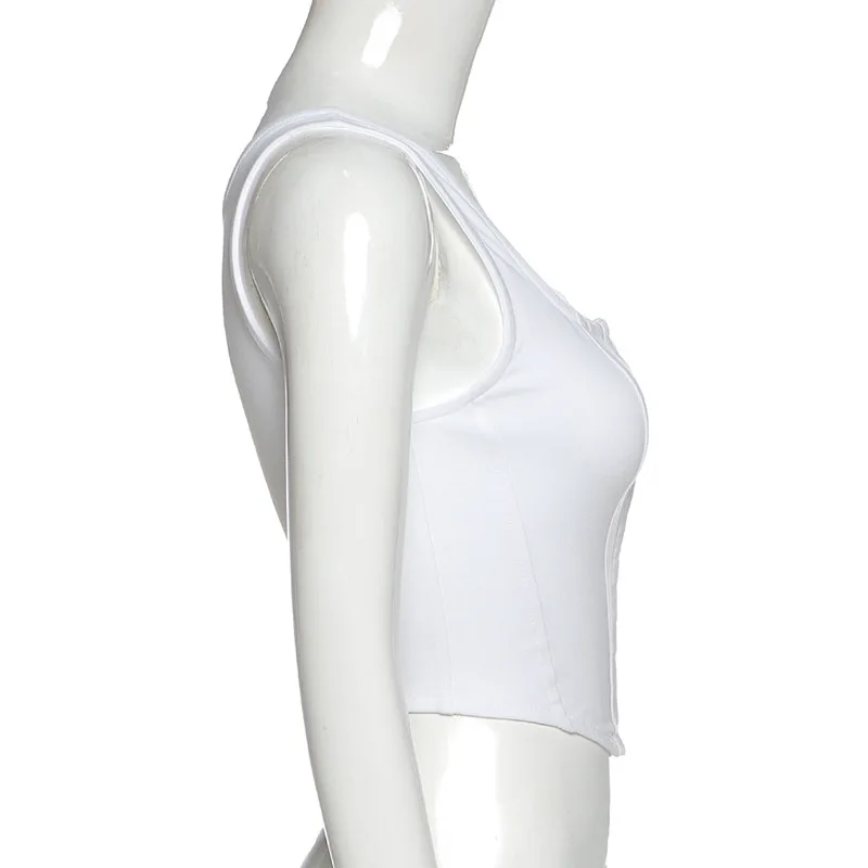 T1738719 wholesale woman sexy tops fashionable summer backless womens solid bodycon crop tops ladies knit crop top