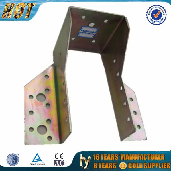wood connector metal corner angle brackets for wood timber flat u shape