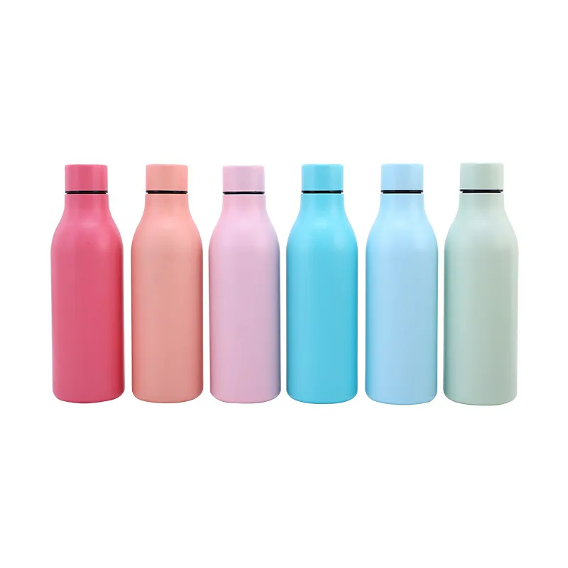 550ml 18oz Stainless Steel Double Wall Vacuum Reusable Water Bottles Leak Proof BPA-FREE Sports Bottle Cup