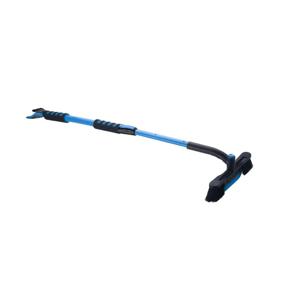 Retractable snow removal shovel and scraper for