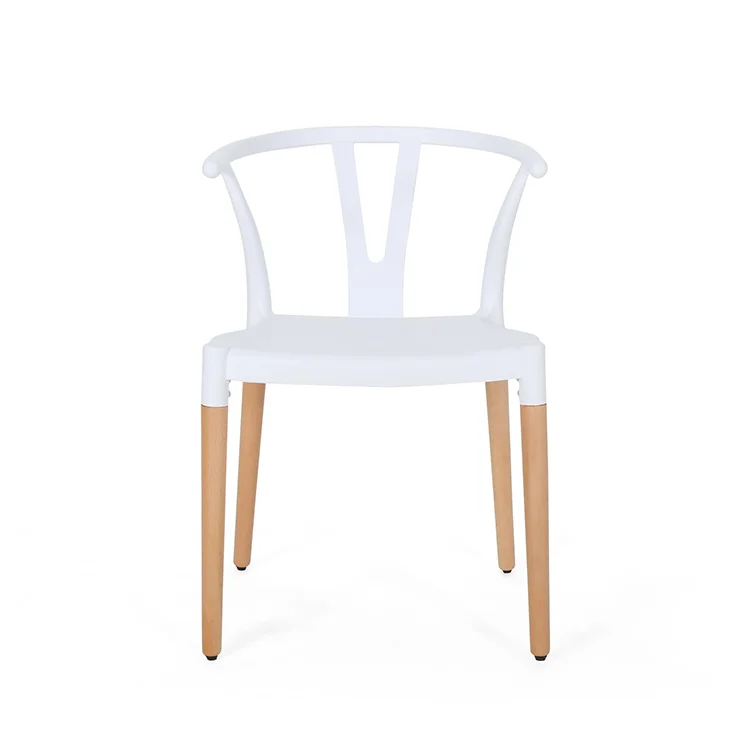 Free Shiping within the U.S. White Modern Wood Legs Dining Room Chair