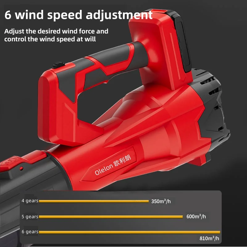 2024 Factory Wholesale Portable Industrial High Pressure  Cordless Electric Battery Blower Fan Air Leaf Blower Machine