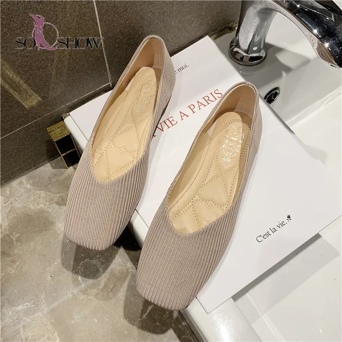 Women Flats Slip on Flat Shoes Boat Shoes Suede Ladies Ballet Flats