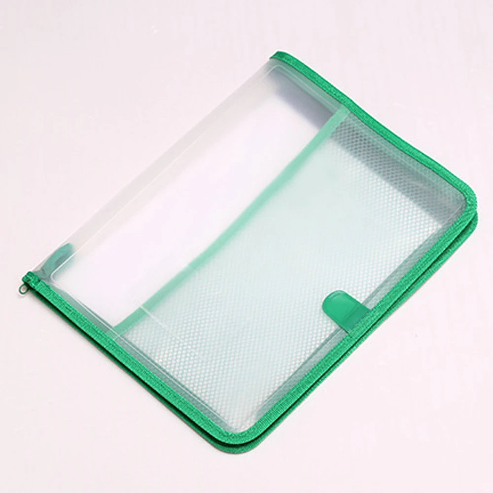 Stationery A2 A3 A4 Zipper Lock Folder Document File Plastic Document Bag