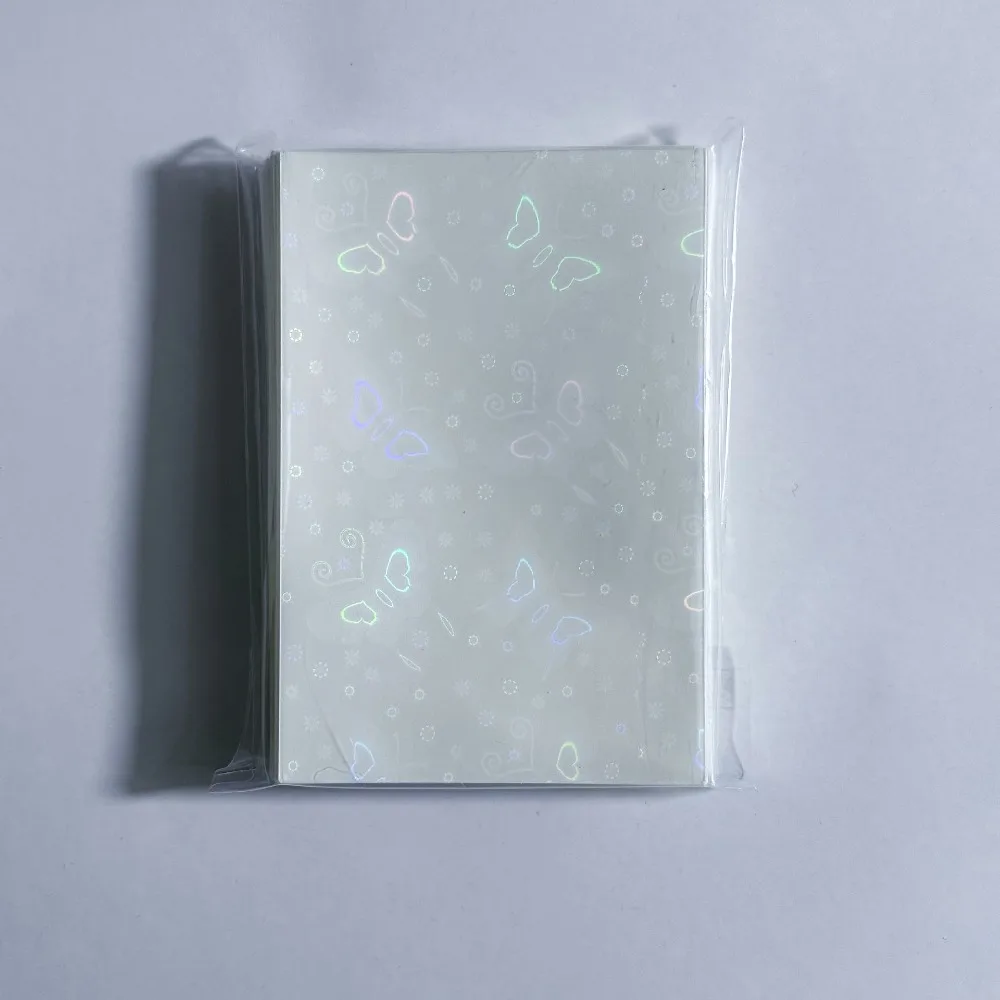 Ice Cream Color 50pcs/pack Kpop Toploader Card Bag Photocard Sleeves Idol Photo Cards Protective Storage Bag