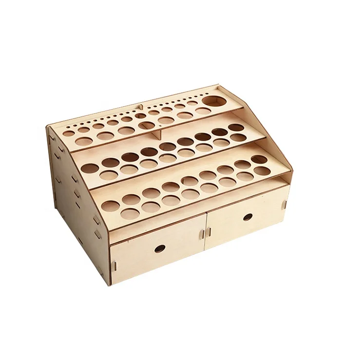Custom Wood Craft Kits Decor Assemble Wooden Puzzle Laser Cut DIY Wood Case Box Display