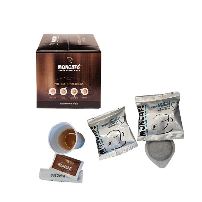 High Quality Neutral Taste Instant Drink Cialde Caffe Espresso Pods Best Coffee Pod Coffee Italian Manufacturer