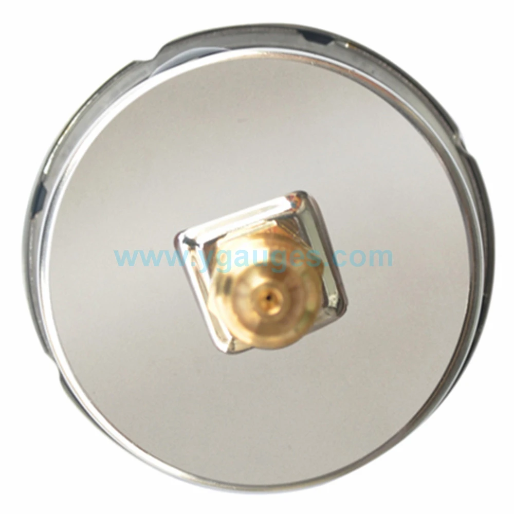 Lower back connection high quality glycerin filled type gauge manometer