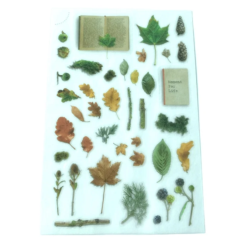 Easy Transfer custom CMYK printing adhesive eggshell stickers transfer sticker decal floral dry transfer sticker for decorations