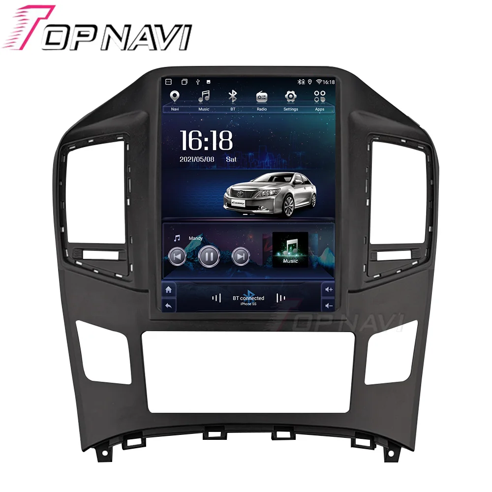 9,7 дюймовый автомобильный мультимедийный плеер TS10 Octa Core Для Hyundai H1 Starex 2017 2018 2019 Android авто стерео аудио радио плеер