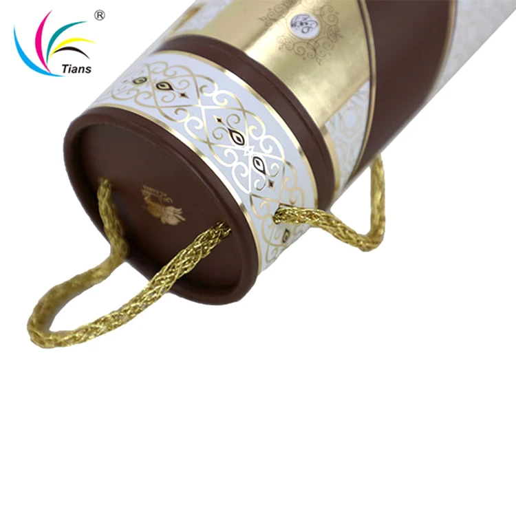 Wholesales Kraft Paper Rolls Honeycomb ECO Cycled Packaging Craft Sheet Paper Rolls cylinder tea box packaging